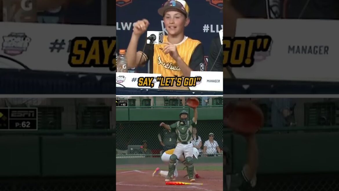 Hunter Alexander talks through his game-winning bunt in the LLBWS 🔥 #shorts Hunter Alexander talks through his game-winning bunt in the LLBWS 🔥 #shorts