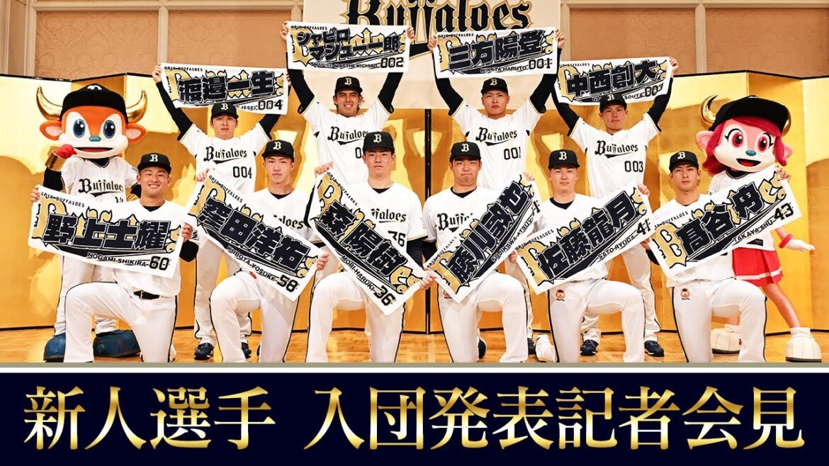 2026年度新人選手 入団発表記者会見