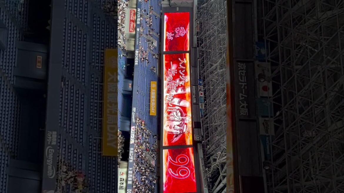 【ラオウ】チャンス映像 オリックスバファローズ 杉本裕太郎選手 ビジョン映像