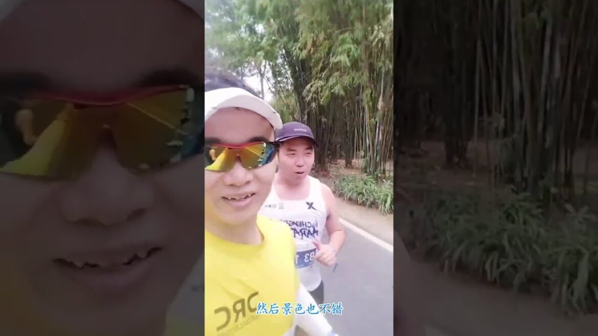 体验2025松山湖半马，跑进华为小镇，受不一样的赛道风景