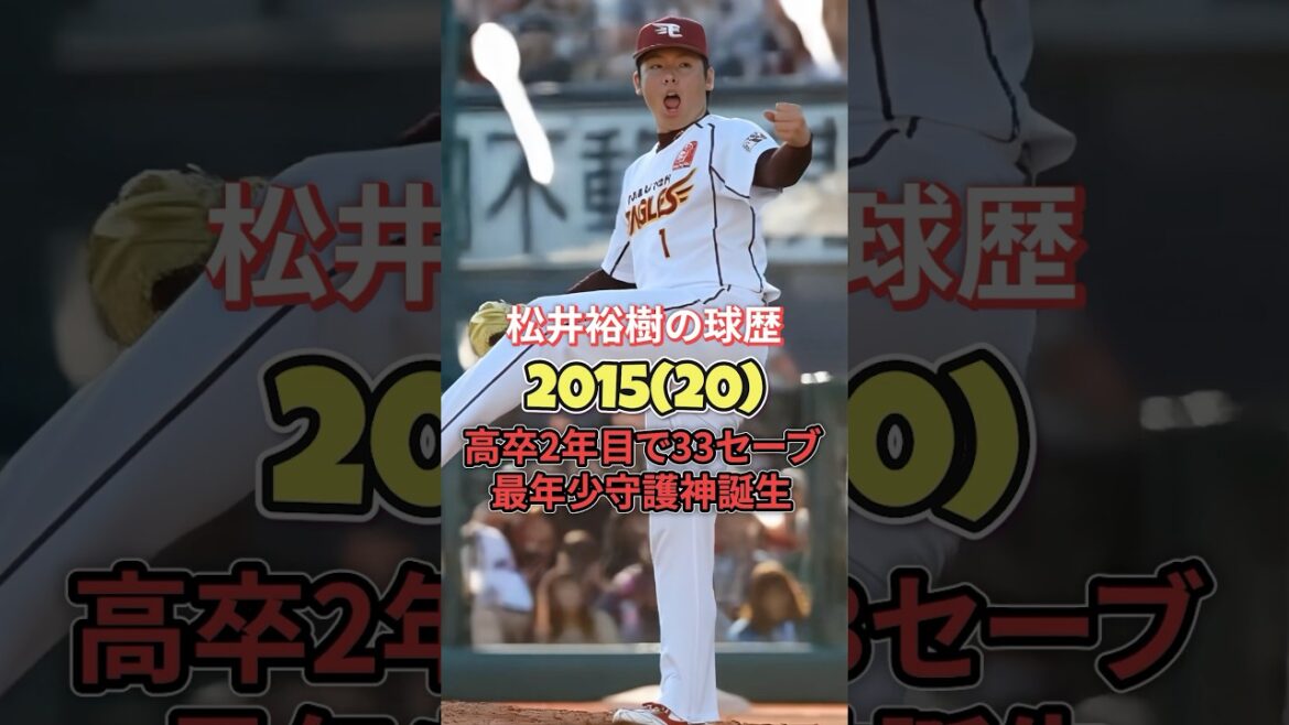松井裕樹の球歴を紹介。#松井裕樹#東北楽天ゴールデンイーグルス#プロ野球#historyshorts#野球#大谷翔平