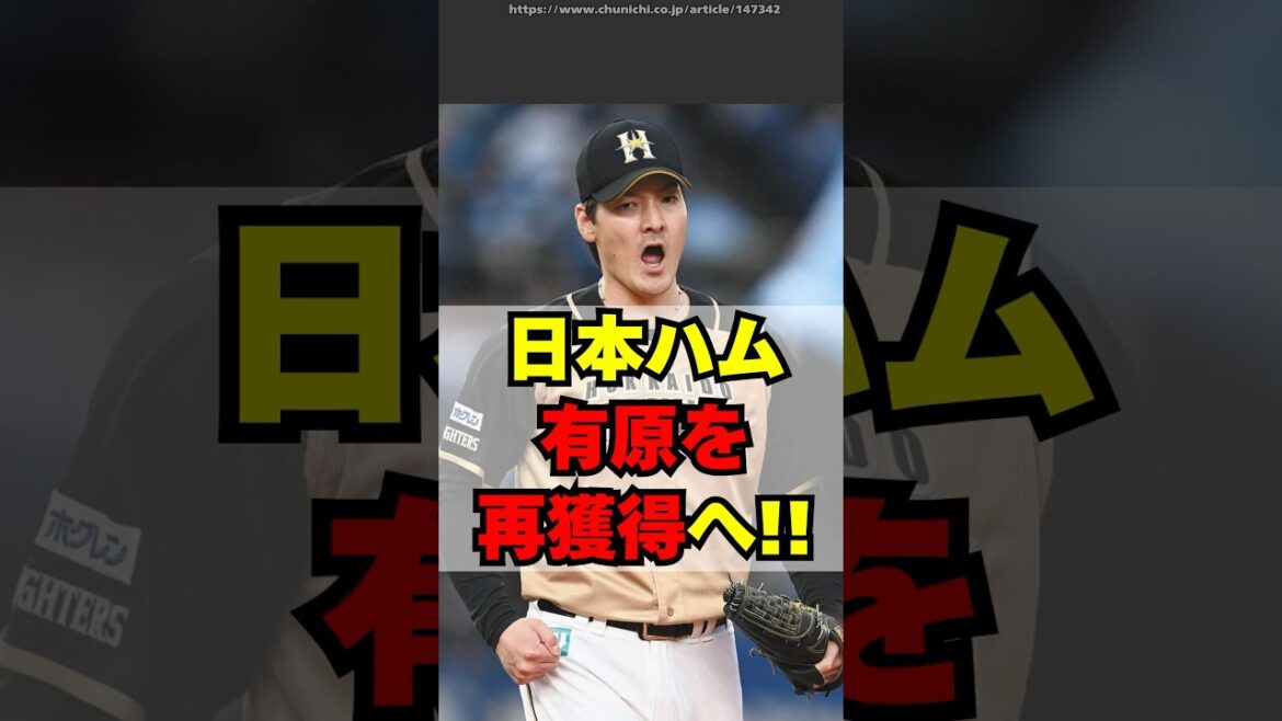 【日本ハム】有原航平を再獲得へｗｗ