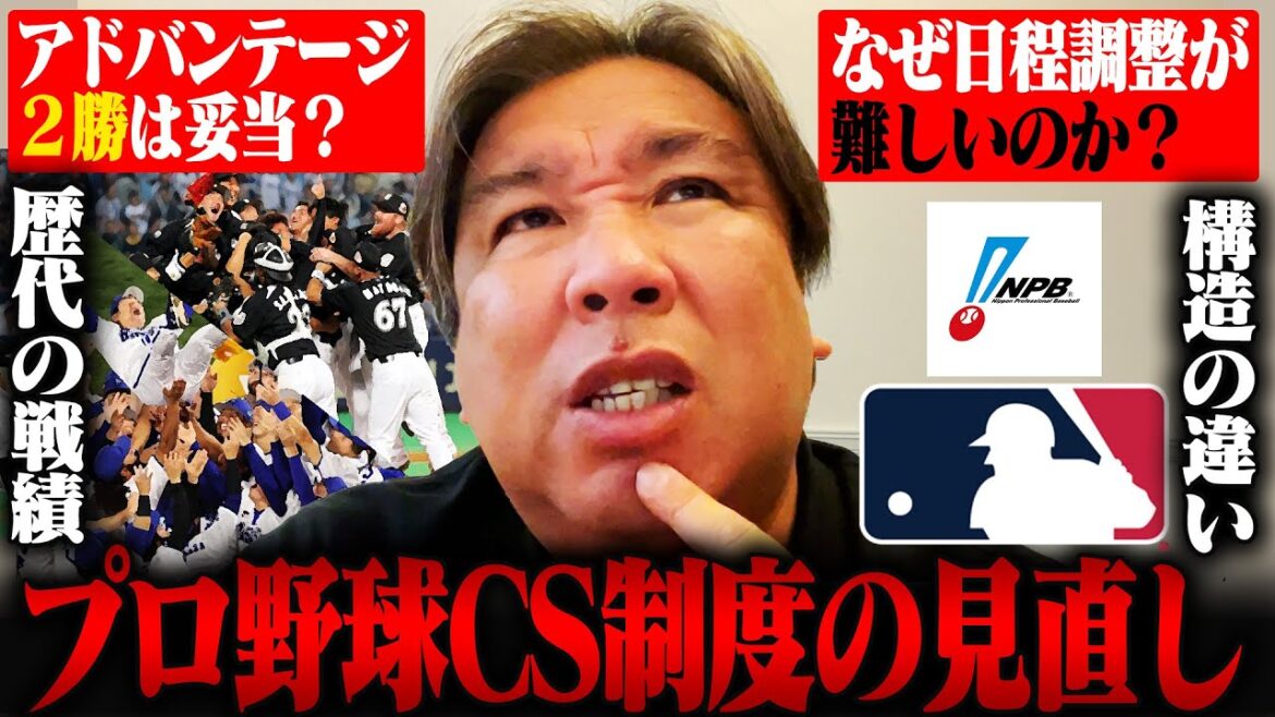 【プロ野球CS大改革】CS制度は見直すべき?『NPBはリーグ優勝の価値が高い』リーグ1位が日本シリーズに上がる確率は⁉︎なぜ日程調整が難しいのか⁉︎MLBとの違いについても語ります‼︎ 【プロ野球CS大改革】CS制度は見直すべき?『NPBはリーグ優勝の価値が高い』リーグ1位が日本シリーズに上がる確率は⁉︎なぜ日程調整が難しいのか⁉︎MLBとの違いについても語ります‼︎