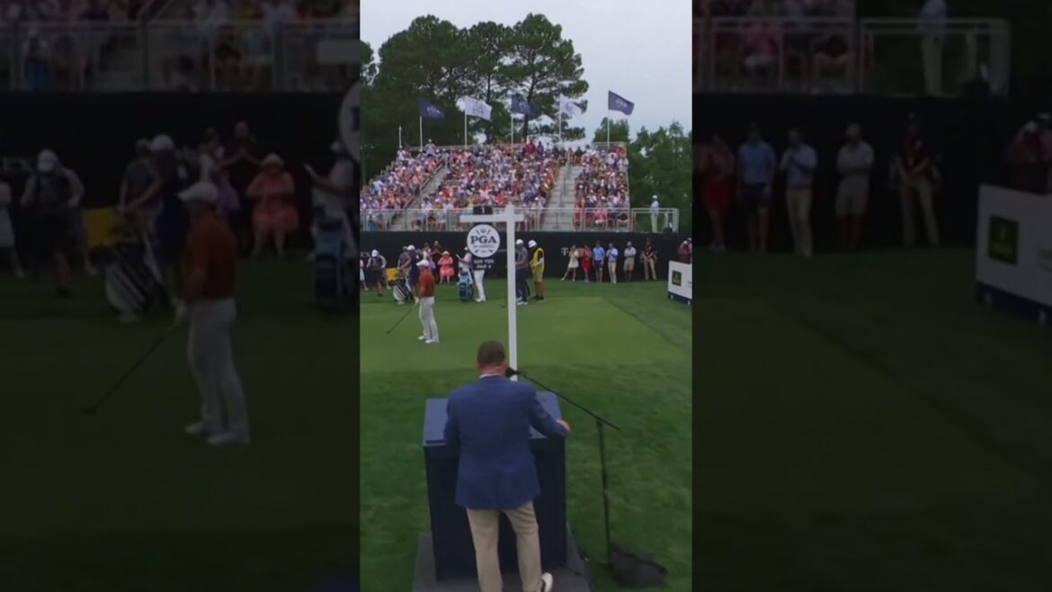 【全米プロ25】グランドスラム達成ローリー・マキロイのティーオフ #全米プロゴルフ選手権