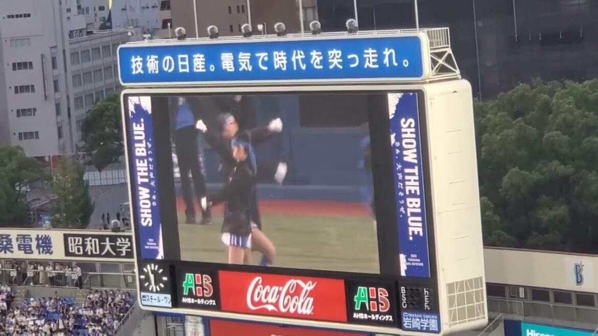 20230902　横浜DeNAベイスターズの守備位置シート紹介！　1回表@横浜ｽﾀｼﾞｱﾑ･ｳｨﾝｸﾞ席(BAY SIDE) ﾊﾏｽﾀ