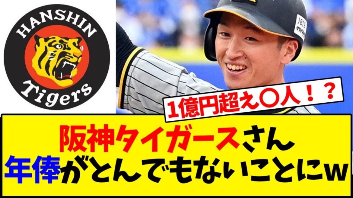 【阪神タイガース】年俸がとんでもない事にｗ【野球反応集】
