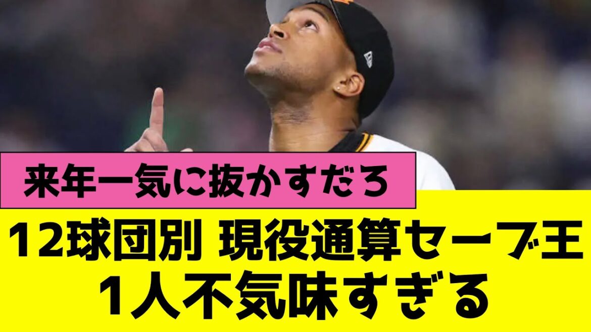 プロ野球12球団別の現役通算セーブ王、1人不気味すぎる