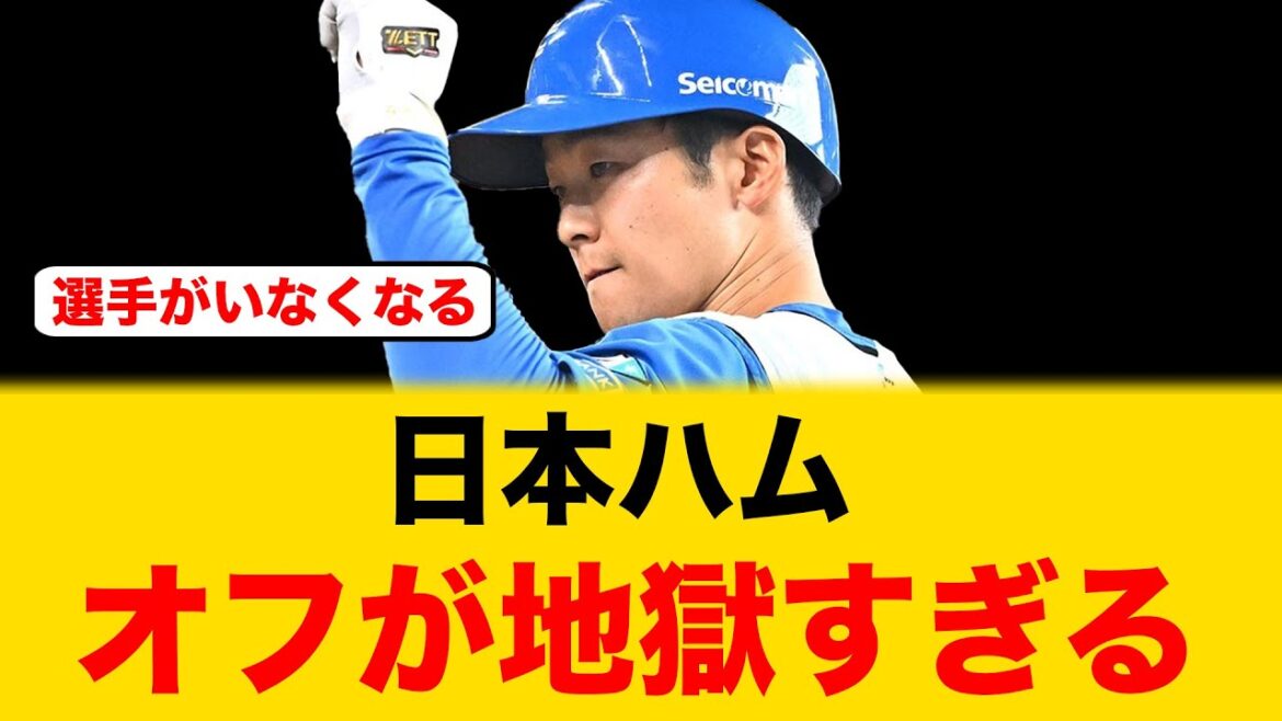 【戦力大放出！！！！！】まさに地獄のオフ！日ハムファン暗くなる【日本ハムファイターズ】
