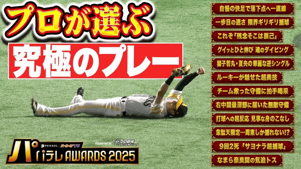 【事前公開】パテレアワード 2025『プロが選ぶ究極プレー賞』【supported by プロ野球 ファンスターズリーグ】