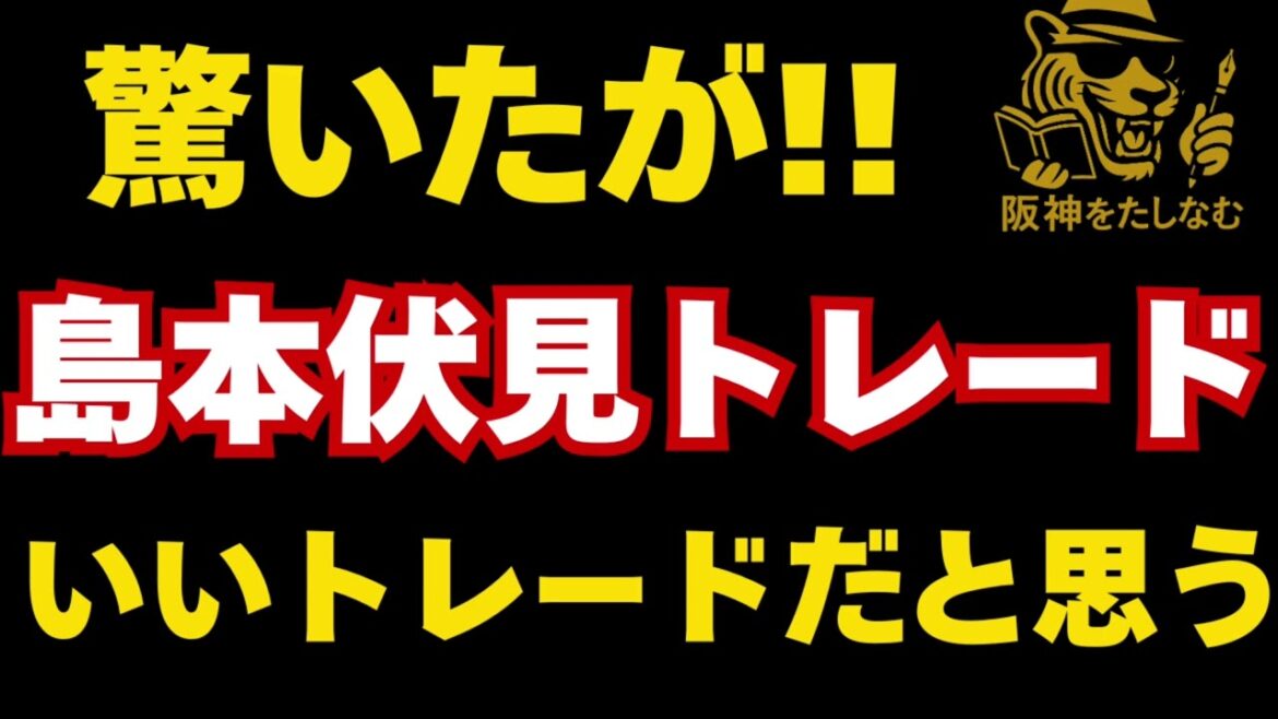 このトレードから見える事‼️伏見捕手の使われ方は⁉️島本伏見トレード‼️#梅野隆太郎#阪神タイガース#阪神 トレード#藤川監督 #阪神タイガースをたしなむ#日本ハム 伏見 寅威#阪神 島本 浩也 このトレードから見える事‼️伏見捕手の使われ方は⁉️島本伏見トレード‼️#梅野隆太郎#阪神タイガース#阪神 トレード#藤川監督 #阪神タイガースをたしなむ#日本ハム 伏見 寅威#阪神 島本 浩也