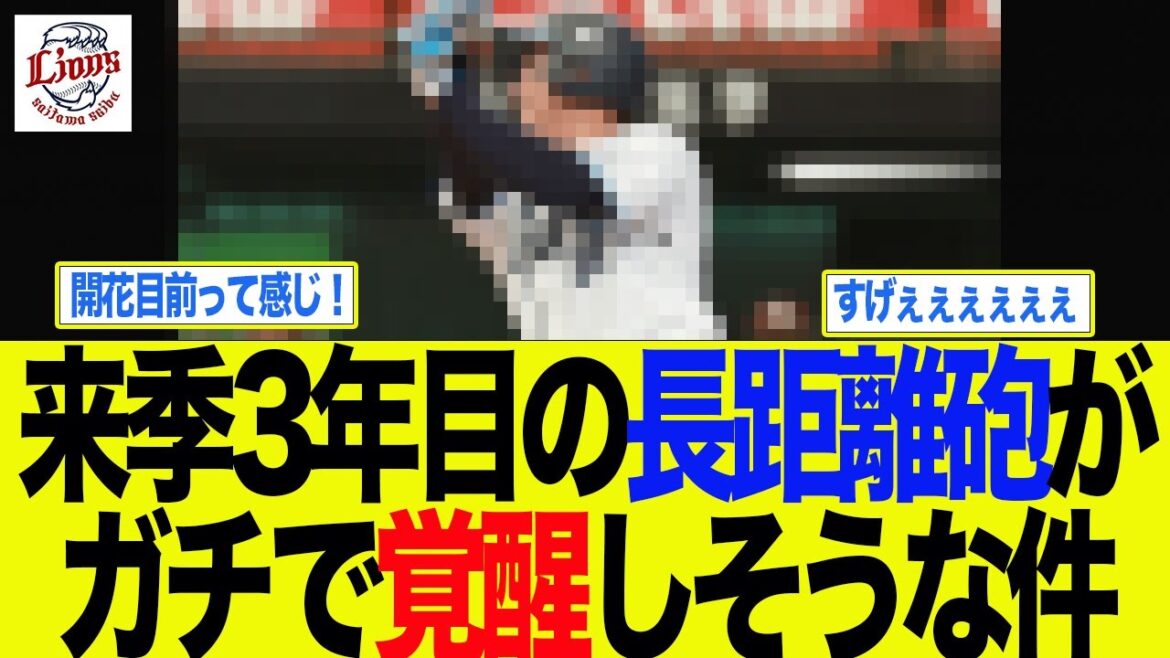 【西武】来季3年目の長距離砲がガチで覚醒しそうな件　　西武ライオンズファン反応集