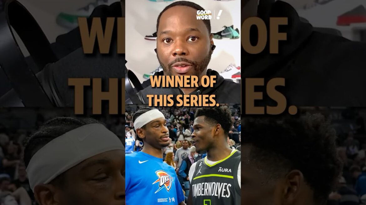 Anthony Edwards vs. SGA 🍿 #nba