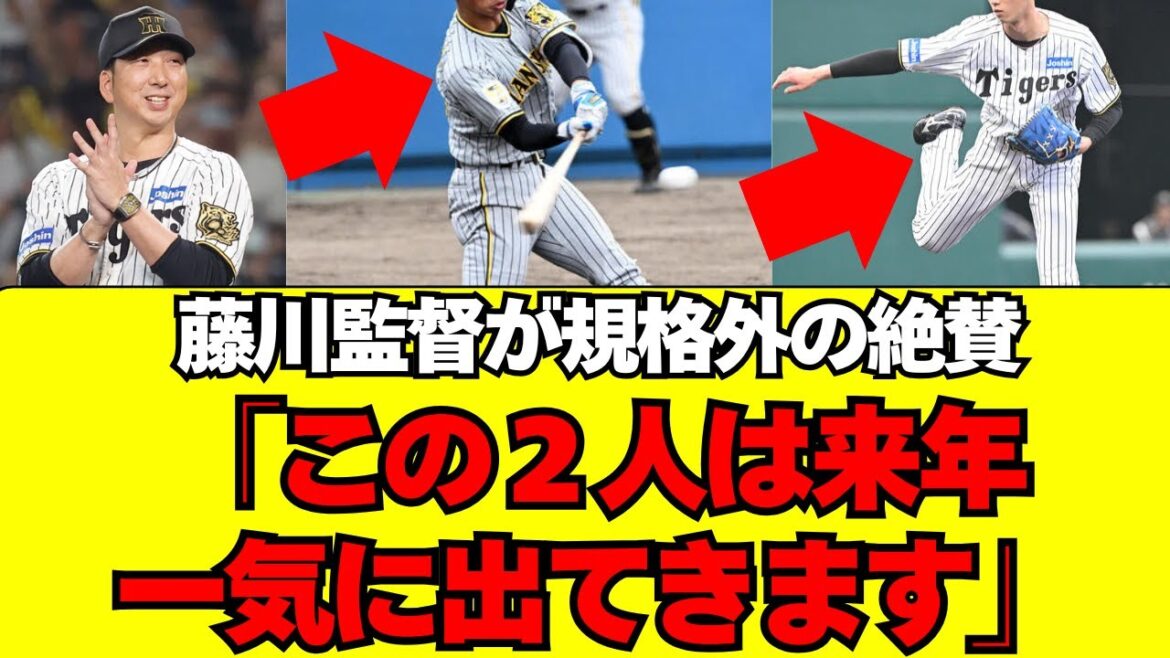【阪神】藤川監督がブレイクを予言した若手２選手がこちら！