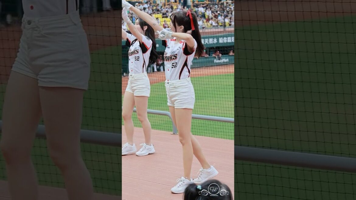 長腿筱雯 吳念庭應援 #筱雯 #台鋼雄鷹啦啦隊 台湾プロ野球チア #wingstars #チアリーディングの女の子 안지현 2024/7/13