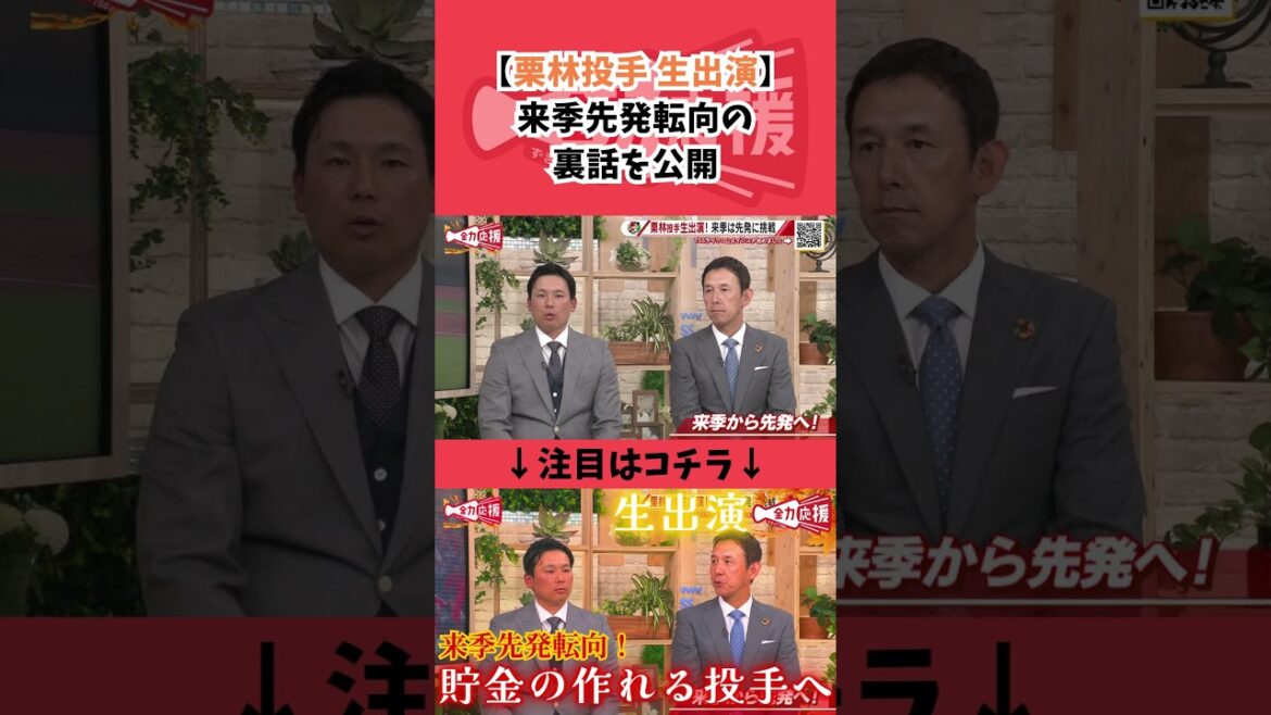 【栗林投手生出演】先発転向の裏話を公開！【球団認定】カープ全力応援チャンネル