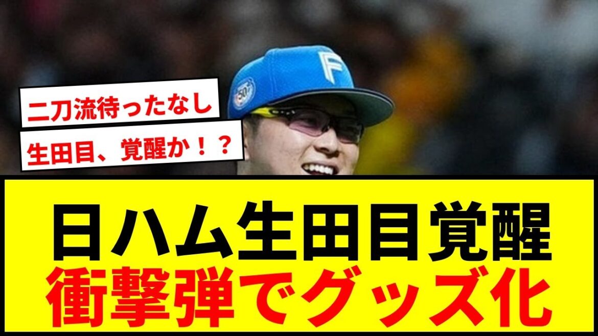 【衝撃】日ハム生田目翼投手が“強打者”に覚醒!?「野手転向待ってる」衝撃弾でグッズ発売wwww 【衝撃】日ハム生田目翼投手が“強打者”に覚醒!?「野手転向待ってる」衝撃弾でグッズ発売wwww