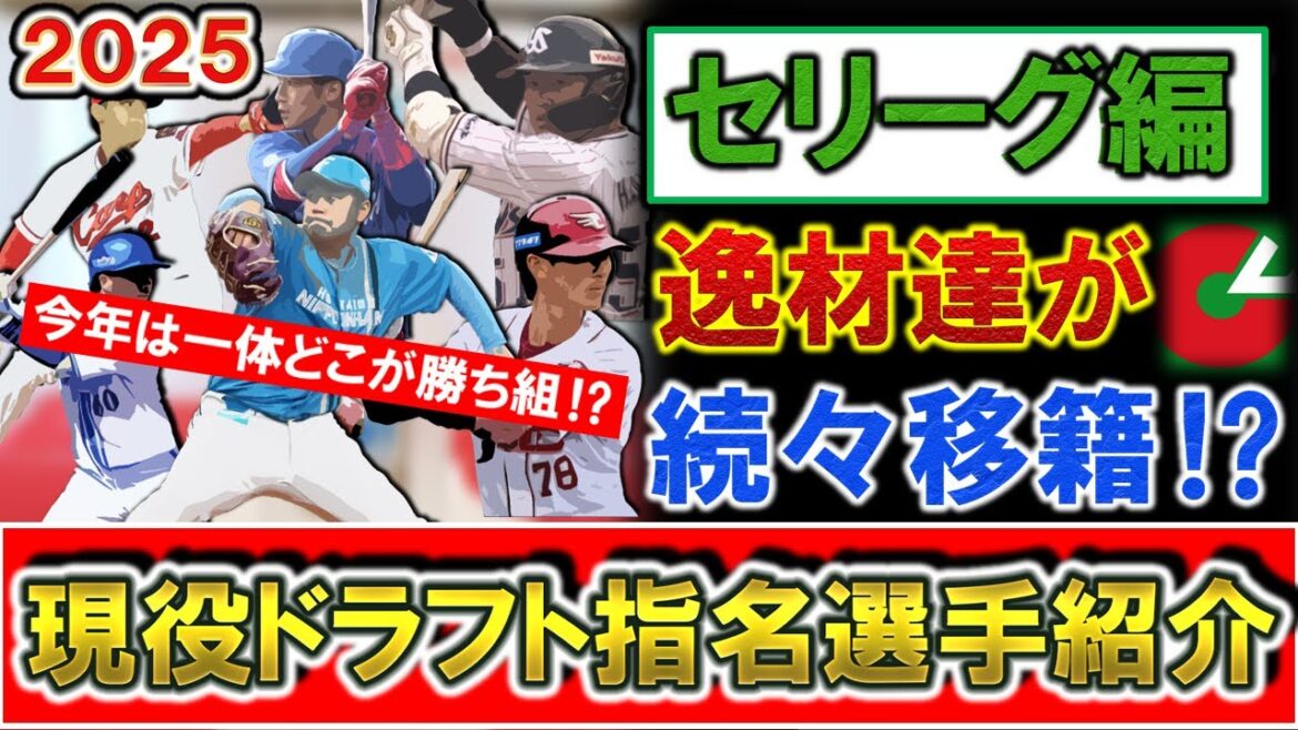 現役ドラフト指名選手紹介・セリーグ編 第4回現役ドラフトが開催!逸材達が続々移籍!【阪神・濱田太貴】【DeNA・濱 将乃介】【巨人・松浦慶斗】【中日・知野直人】【広島・辰見 鴻之介】【ヤク・大道温貴】 現役ドラフト指名選手紹介・セリーグ編 第4回現役ドラフトが開催!逸材達が続々移籍!【阪神・濱田太貴】【DeNA・濱 将乃介】【巨人・松浦慶斗】【中日・知野直人】【広島・辰見 鴻之介】【ヤク・大道温貴】