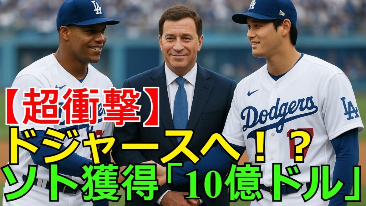 【ホットニュース】【MLB超衝撃】ドジャースがソトをメッツから10億ドルで獲得！？野球界を震撼させる史上空前の「ソト・トレード」徹底分析