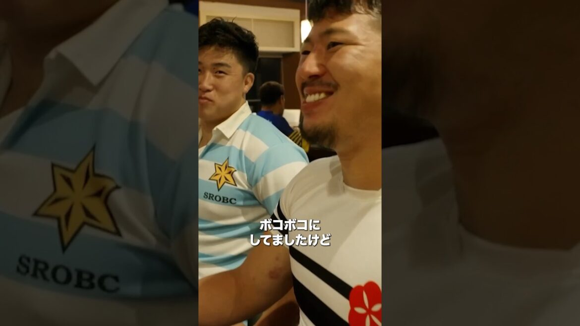この日のディナーでは母校のジャージーを着用🏫🎓楽しそうな #ラグビー日本代表 選手たち✨、#shorts
