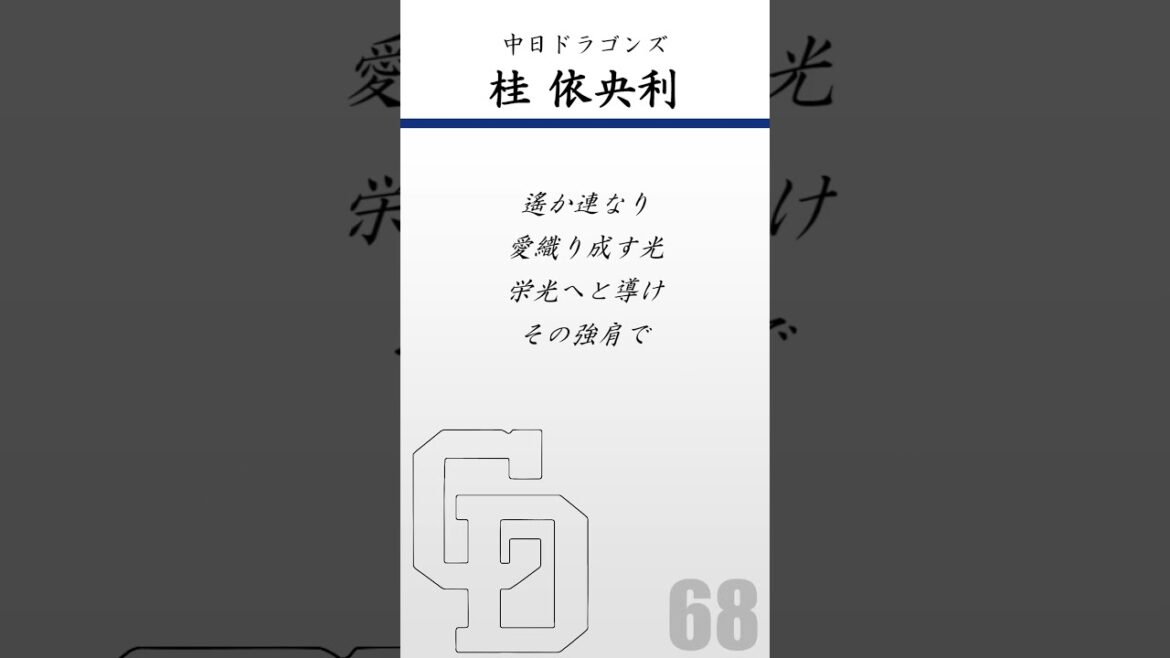 【重音テト】中日ドラゴンズ　桂衣央利　応援歌