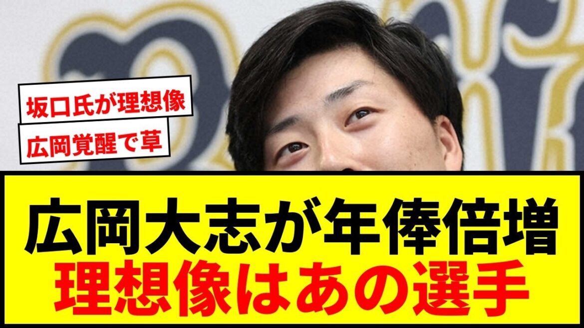 【衝撃】オリックス・広岡大志が年俸倍増4400万円で更改!1番打者の理想像は「ヤクルトの時に見ていたんで…」 【衝撃】オリックス・広岡大志が年俸倍増4400万円で更改!1番打者の理想像は「ヤクルトの時に見ていたんで…」
