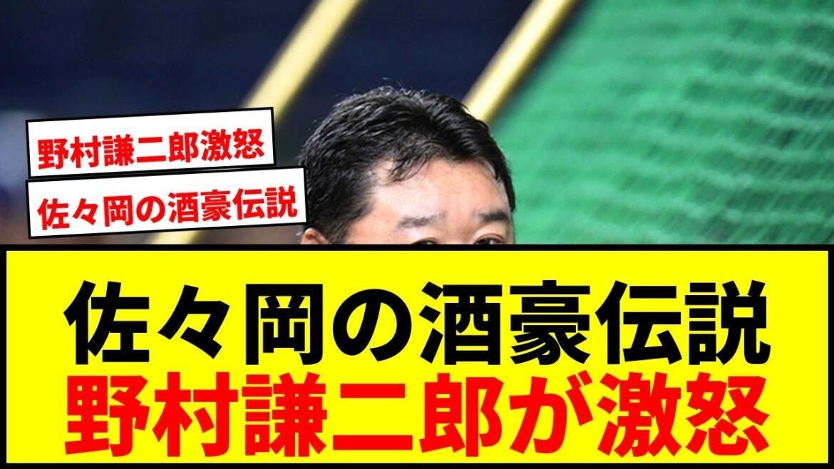 【衝撃】佐々岡真司の酒豪ぶりが鬼!野村謙二郎がブチギレ「現役とは飲むな!」 【衝撃】佐々岡真司の酒豪ぶりが鬼!野村謙二郎がブチギレ「現役とは飲むな!」