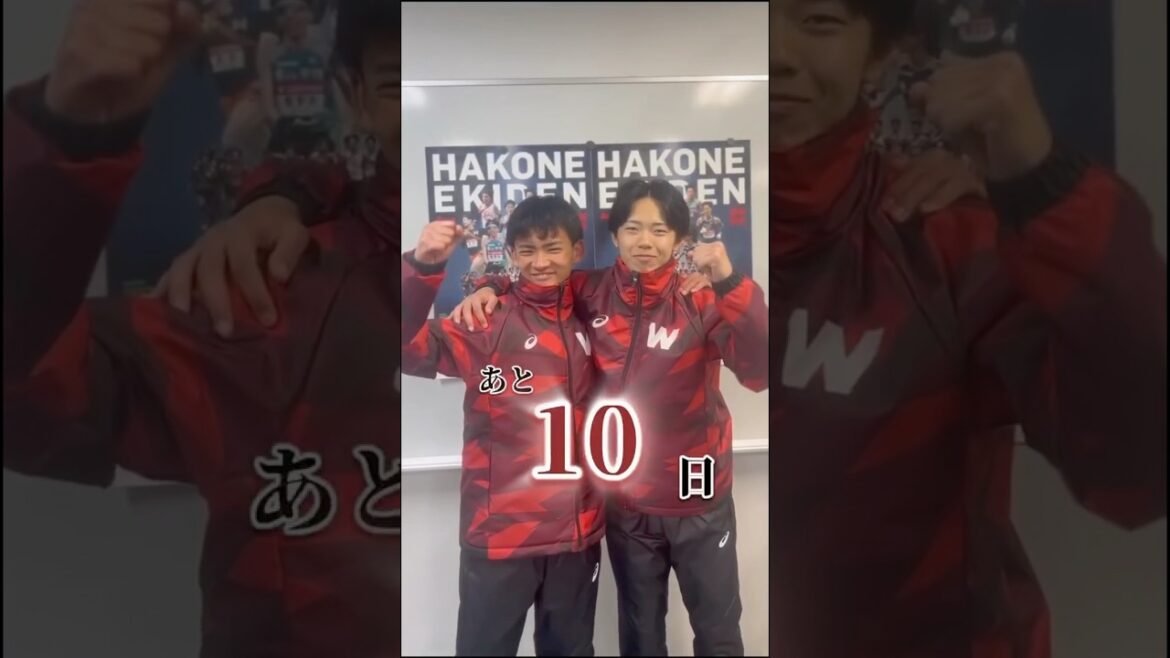 【箱根駅伝カウントダウン】#早稲田大学競走部#箱根駅伝