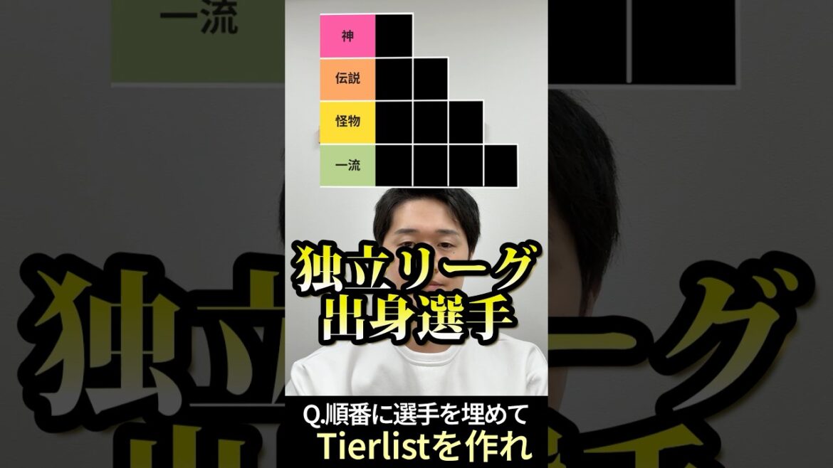 プロ野球tierを作ろう #tierlist #プロ野球 #独立リーグ #石井大智 #ドラフト プロ野球tierを作ろう #tierlist #プロ野球 #独立リーグ #石井大智 #ドラフト