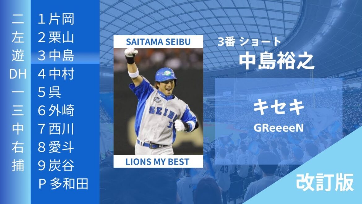 【ファンが厳選】埼玉西武ライオンズ好きな登場曲メドレー 1-9＋α [歴代ベスト]（2025年改訂版）