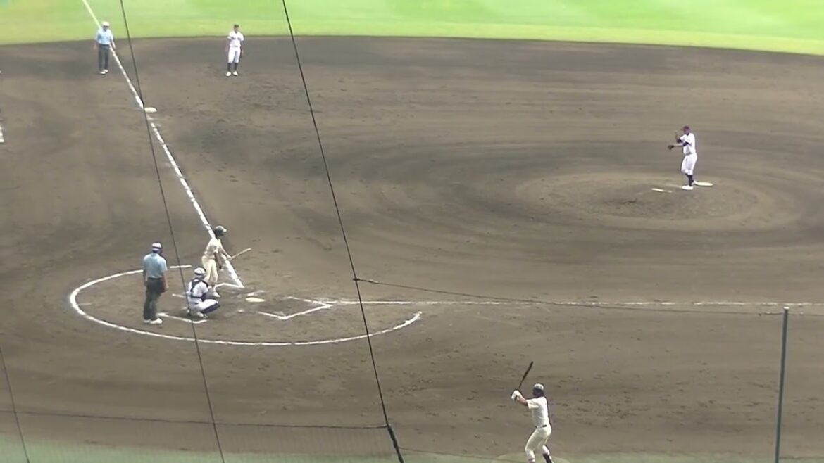 東洋大姫路 高畑 知季くん勝ち越しタイムリーツーベースヒット【夏の甲子園2025 東洋大姫路 対 済美高校2025年8月8日】