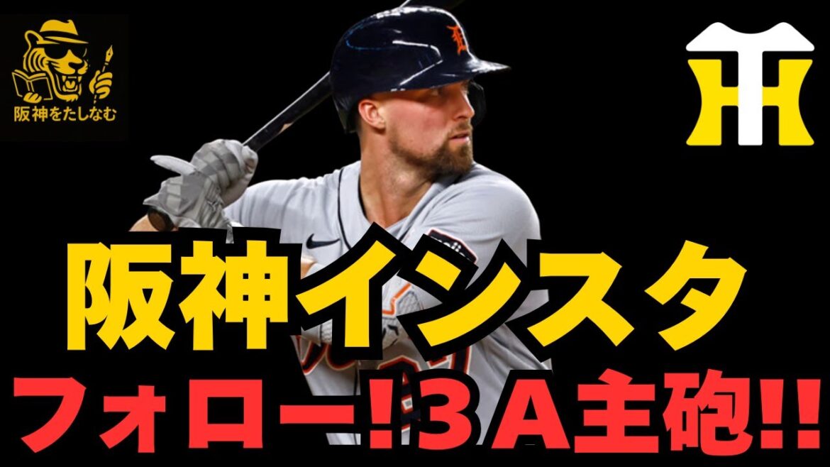 【速報🔥】3Aの主砲‼️アンドレ・リプシウスが阪神インスタフォロー‼️【阪神新外国人考察】#阪神タイガース #阪神　新外国人＃新外国人候補　2026#デバニー ＃ルーカス＃アンドレ・リプシウス