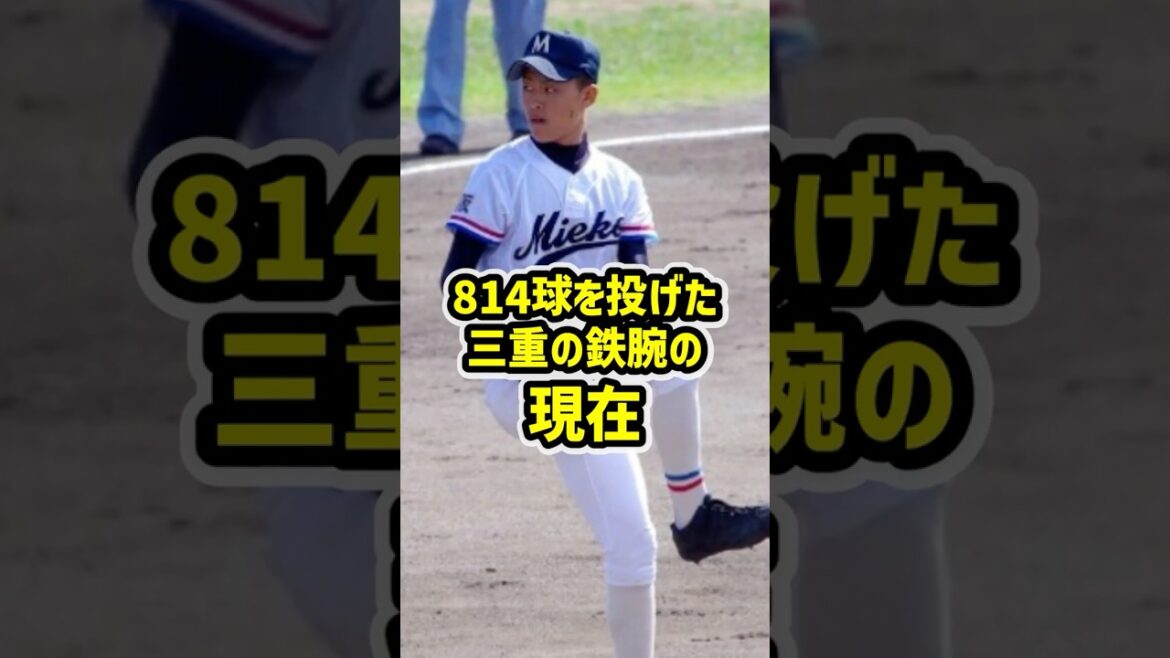 814球を投げた三重の鉄腕の現在 #甲子園 #高校野球 #野球