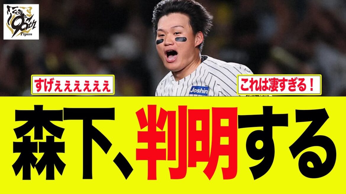 【阪神】森下、判明する　阪神ファンの反応集