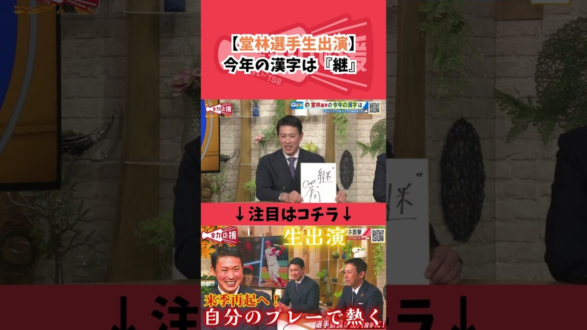 【堂林翔太】今年の漢字は『継』【球団認定】カープ全力応援チャンネル