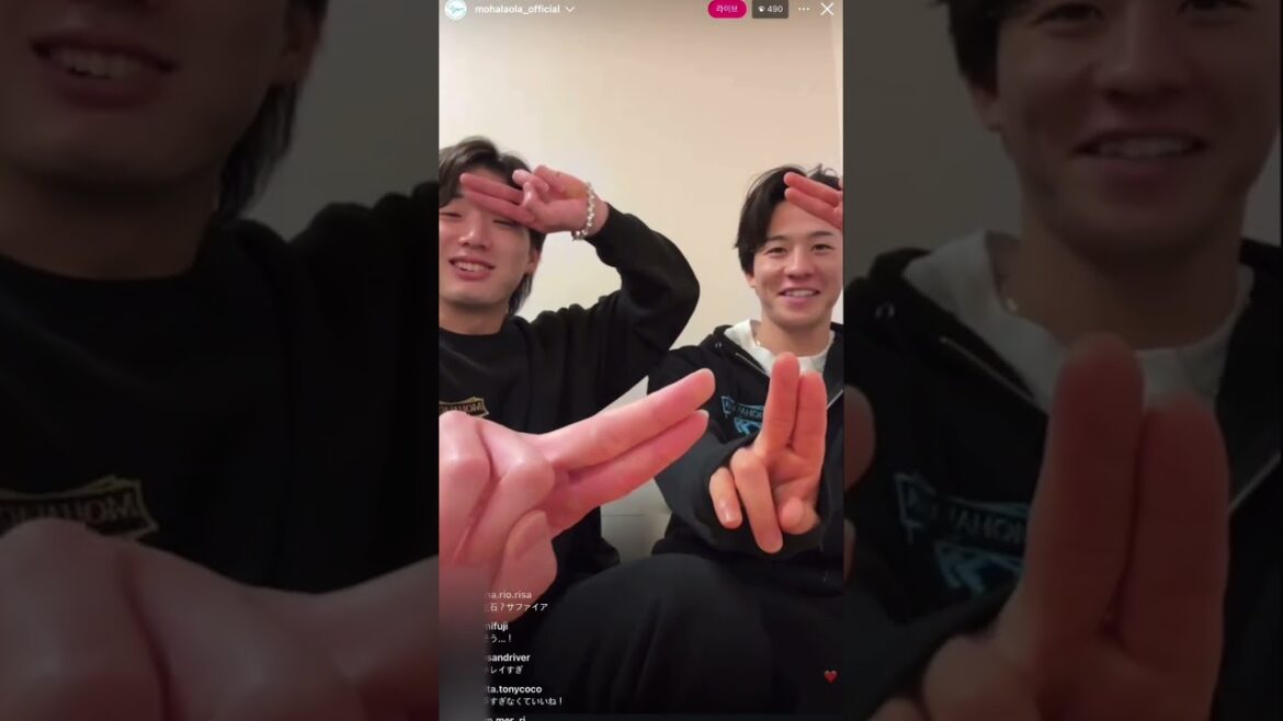 長岡秀樹　内山壮真　インスタライブ