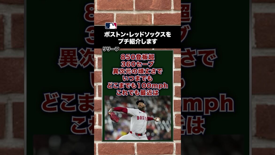 【MLB】レッドソックスをプチ紹介します 【MLB】レッドソックスをプチ紹介します