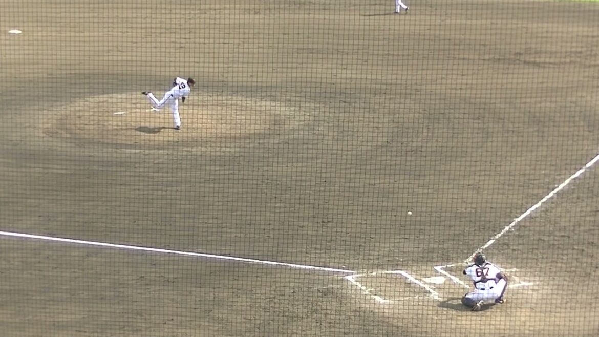 ジャイアンツ鈴木康平の投球練習（読売ジャイアンツ対 ヤクルトスワローズ2024年5月29日）