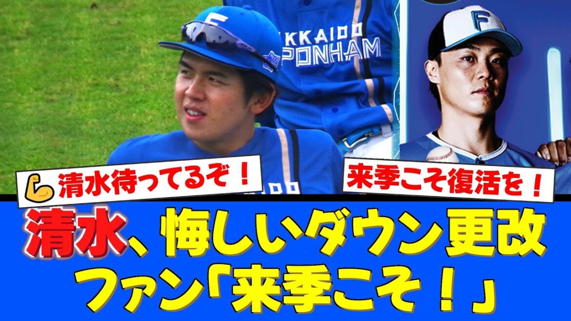 【契約更改】清水優心、4年連続ダウン提示にサイン。プロ11年目で初の1軍出場なしに終わった悔しさをバネに来季の完全復活を誓う!【プロ野球ファンの反応】 【契約更改】清水優心、4年連続ダウン提示にサイン。プロ11年目で初の1軍出場なしに終わった悔しさをバネに来季の完全復活を誓う!【プロ野球ファンの反応】