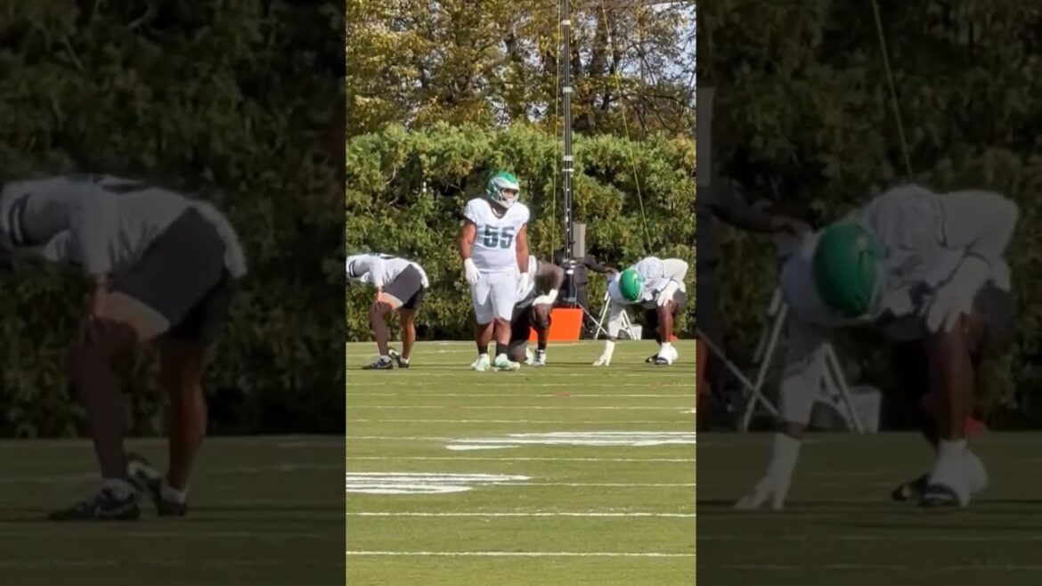 Brandon Graham back at Eagles practice. 👀