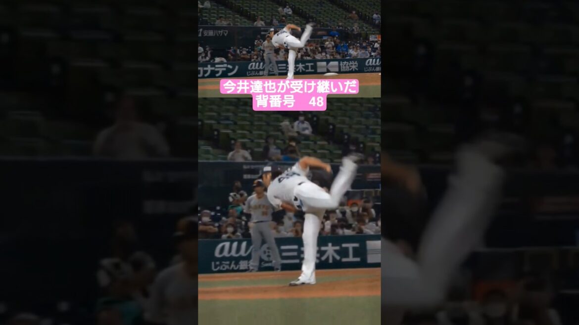 背番号48 今井達也の師匠的存在 #今井達也 #武隈祥太 #lions  #西川愛也