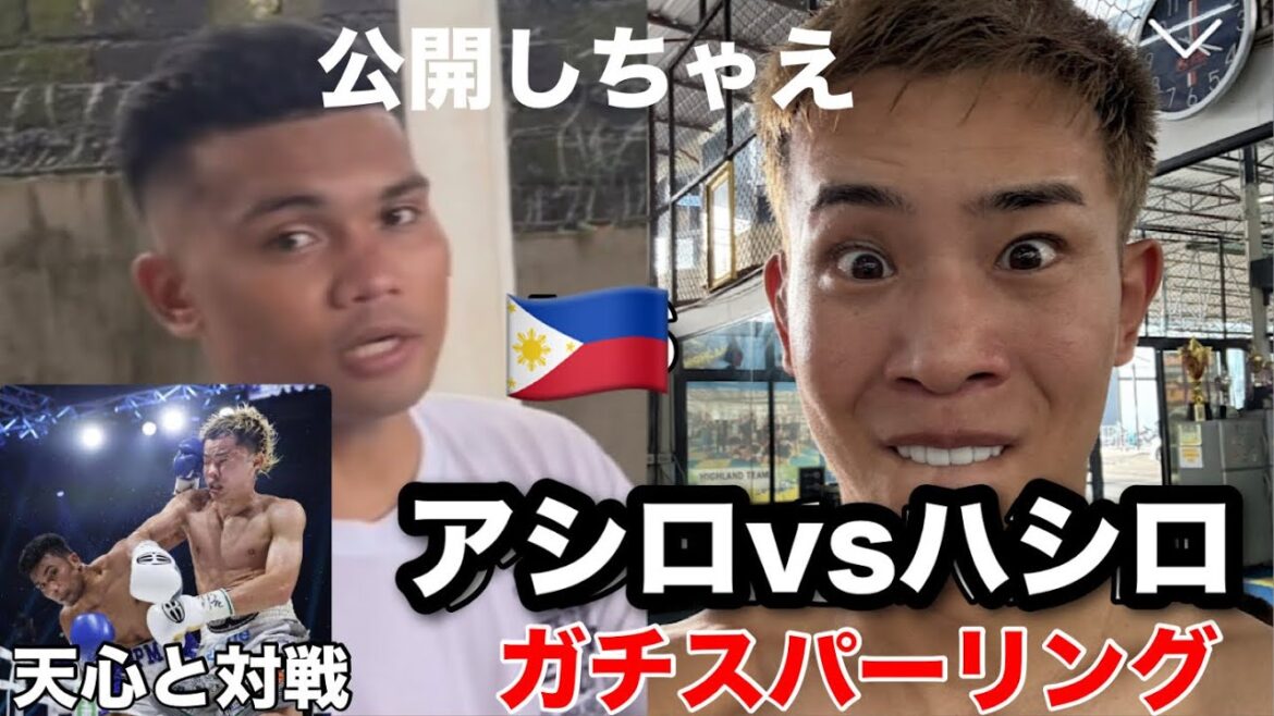 天心と熱戦を演じたアシロ選手とスパーリングしてみた【フィリピンスパーリング旅】 天心と熱戦を演じたアシロ選手とスパーリングしてみた【フィリピンスパーリング旅】
