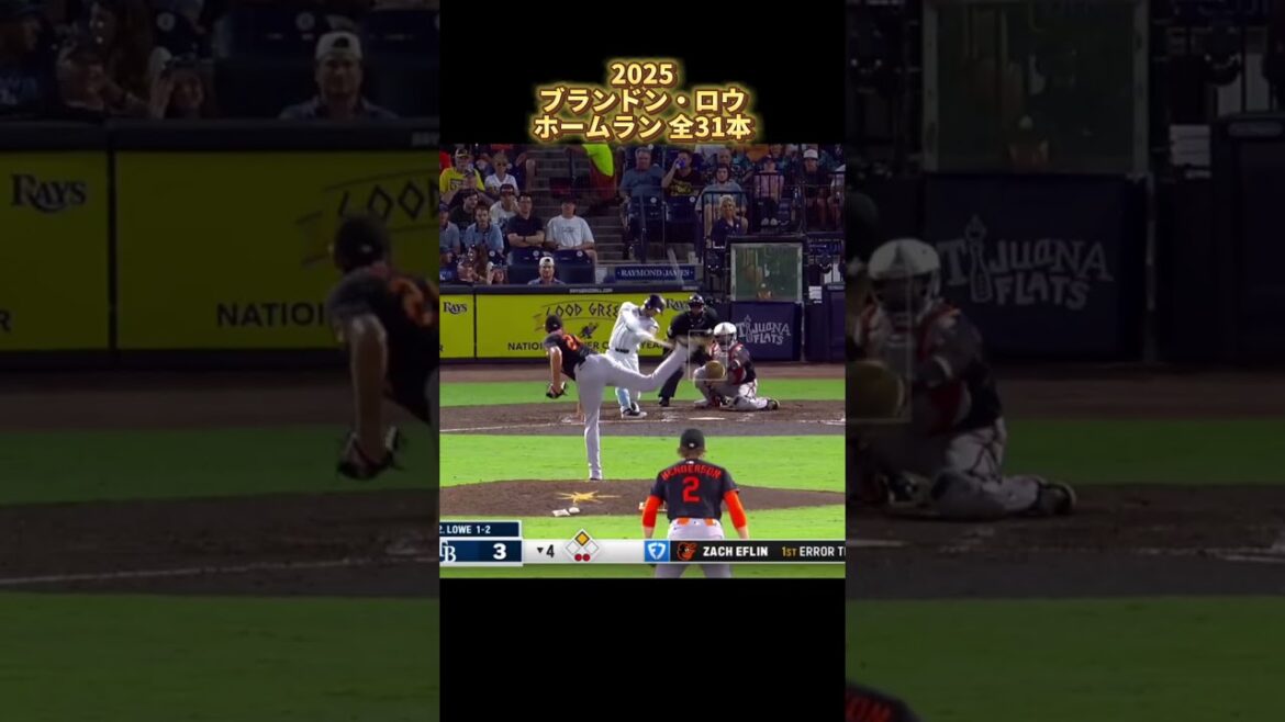 【MLB ホームラン集】ブランドン・ロウ 2025 全31本 タンパベイ・レイズ Brandon Lowe Tampa Bay Rays #shorts 【MLB ホームラン集】ブランドン・ロウ 2025 全31本 タンパベイ・レイズ Brandon Lowe Tampa Bay Rays #shorts