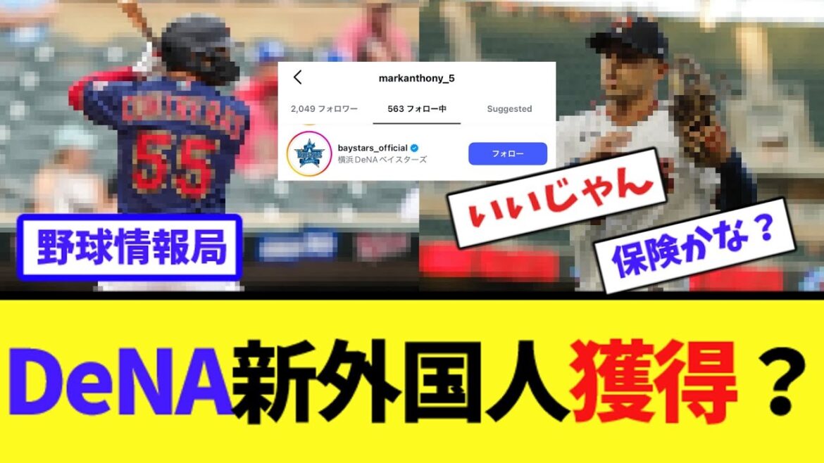 DeNA新外国人獲得？【ネット情報局】