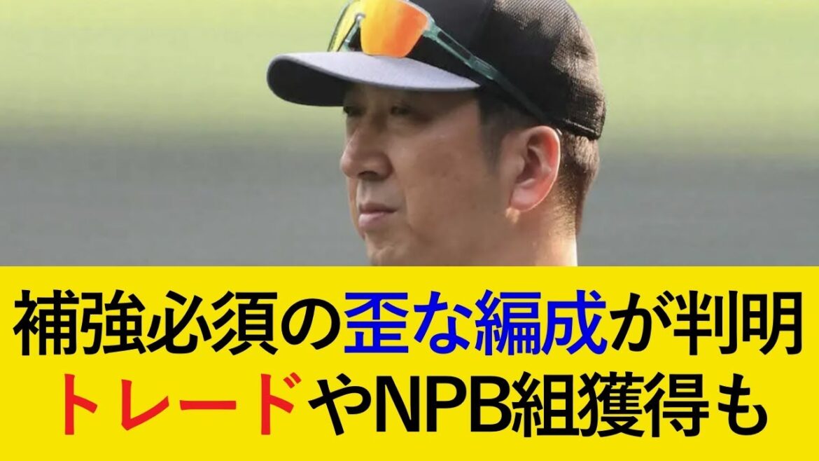 【異例の編成...】退団続出で歪になった編成状況が判明...。緊急トレードならこの3選手が放出候補か【阪神タイガース】