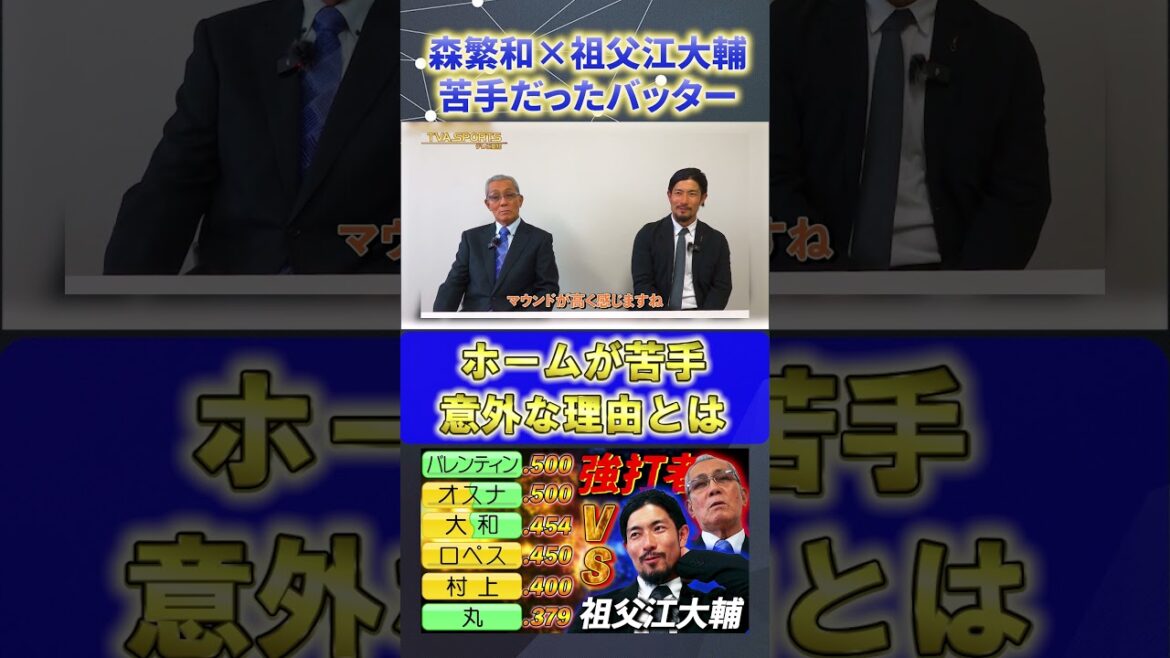 【森×祖父江】苦手だった『バンテリンドームが苦手』#森繁和 #祖父江大輔 #中日ドラゴンズ #ドラゴンズ #プロ野球ニュース #shorts