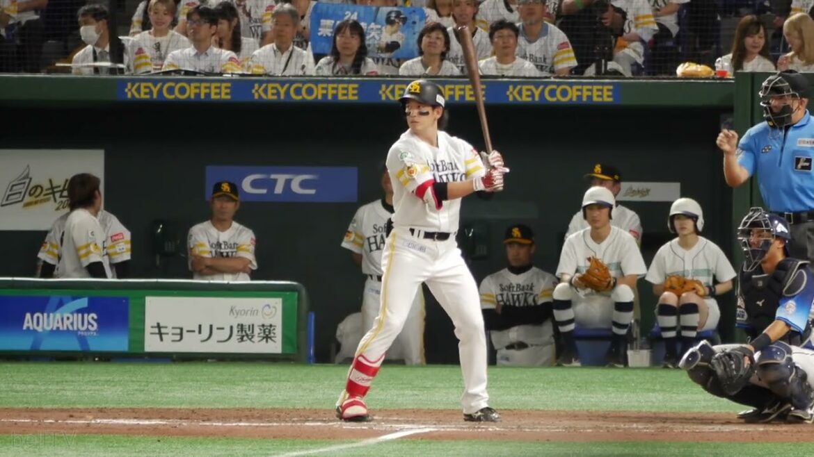 福岡ソフトバンクホークス 栗原陵矢 バッティングフォーム&バッティング