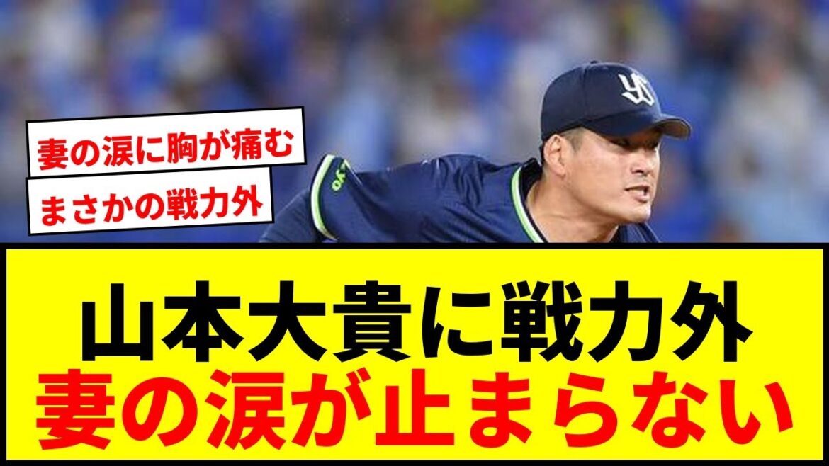 【衝撃】ヤクルト山本大貴、30歳で戦力外通告!「大学中退して結婚」支える妻の涙が止まらない 【衝撃】ヤクルト山本大貴、30歳で戦力外通告!「大学中退して結婚」支える妻の涙が止まらない