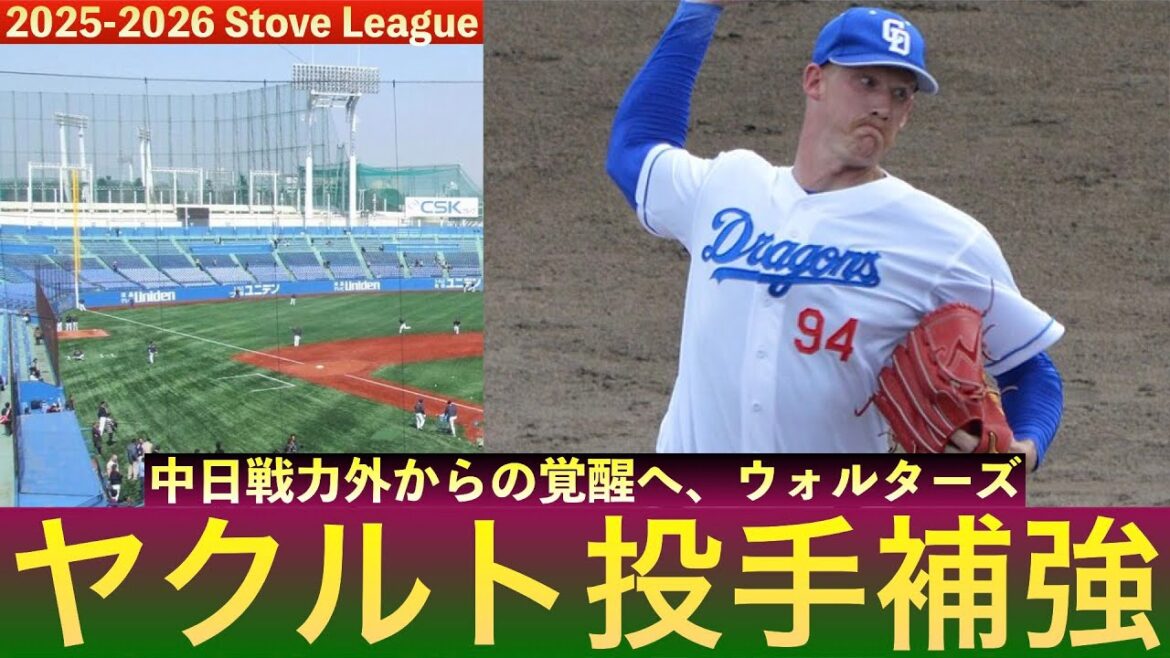 【ロマンある剛腕】東京ヤクルトスワローズ、ナッシュ・ウォルターズ投手を獲得！　＃swallows　＃ウォルターズ　＃ナッシュウォルターズ