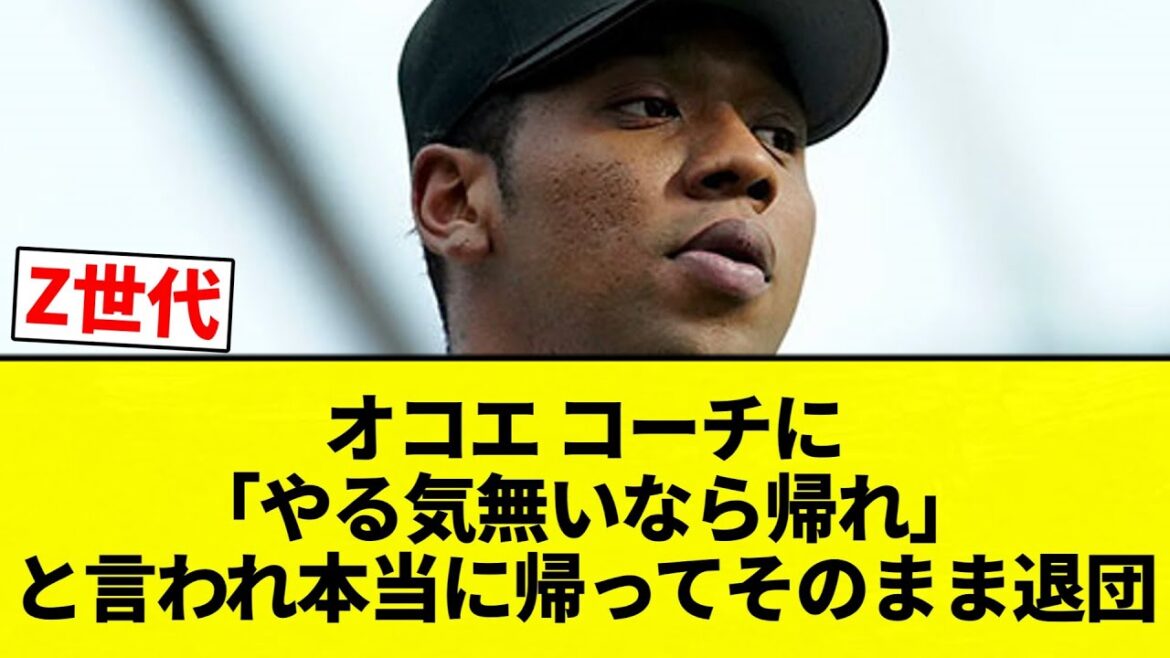 【なんやそれ】オコエ コーチに「やる気無いなら帰れ」と言われ本当に帰ってそのまま退団【プロ野球反応集】【2chスレ】【なんG】 【なんやそれ】オコエ コーチに「やる気無いなら帰れ」と言われ本当に帰ってそのまま退団【プロ野球反応集】【2chスレ】【なんG】