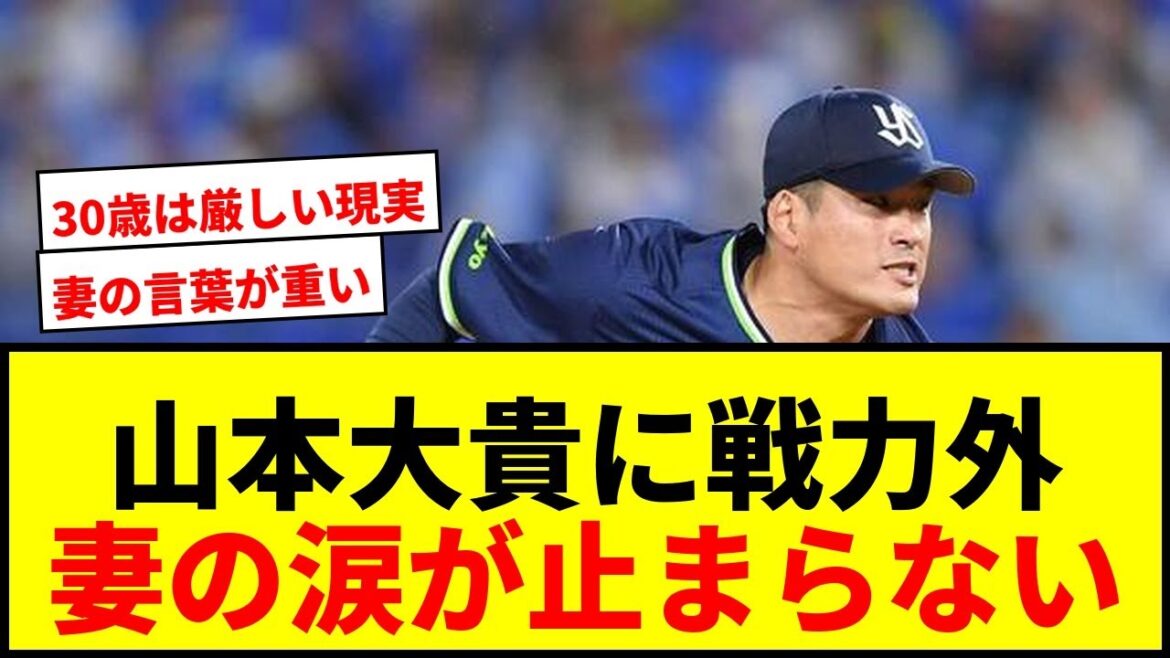 【衝撃】ヤクルト山本大貴、30歳で戦力外通告!大学中退の妻は涙が止まらず「人生を捨てて結婚」 【衝撃】ヤクルト山本大貴、30歳で戦力外通告!大学中退の妻は涙が止まらず「人生を捨てて結婚」